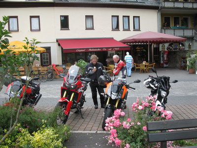 Letzter Stop in Runkel an der Lahn. Einkehr in Hessens bester Eisdiele.