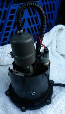 Tankmodul mit altem Filter (Kunststoff)